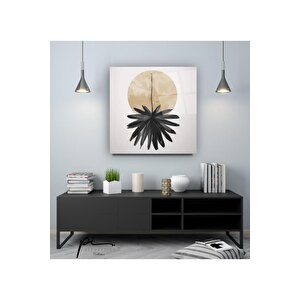 Tropik Tema Cam Tablo | Hediyelik, Dekoratif, Ofis, Mutfak 80x80 cm