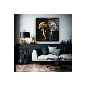 Leopar Cam Tablo | Hediyelik, Dekoratif, Ofis, Mutfak
