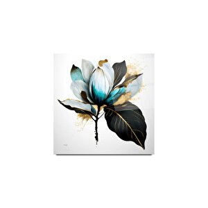 Çiçek Cam Tablo | Hediyelik, Dekoratif, Ofis, Mutfak 70x70 cm