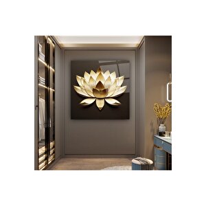 Lotus Çiçek  Cam Tablo | Hediyelik, Dekoratif, Ofis, Mutfak
