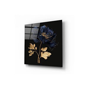 Çiçek Cam Tablo | Hediyelik, Dekoratif, Ofis, Mutfak 100x100 cm