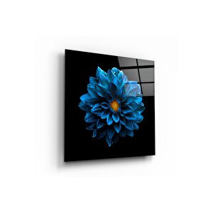 Çiçek Cam Tablo | Hediyelik, Dekoratif, Ofis, Mutfak 80x80 cm
