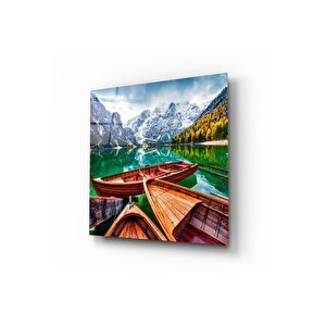 Manzara Cam Tablo | Hediyelik, Dekoratif, Ofis, Mutfak 50x50 cm