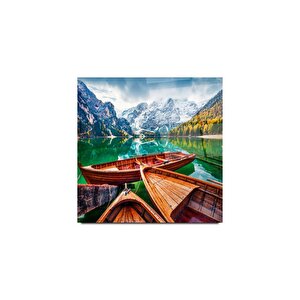 Manzara Cam Tablo | Hediyelik, Dekoratif, Ofis, Mutfak 50x50 cm