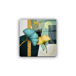 Çiçek Cam Tablo | Hediyelik, Dekoratif, Ofis, Mutfak 30x30 cm
