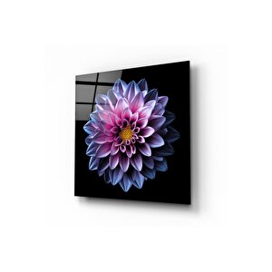 Çiçek Cam Tablo | Hediyelik, Dekoratif, Ofis, Mutfak 100x100 cm