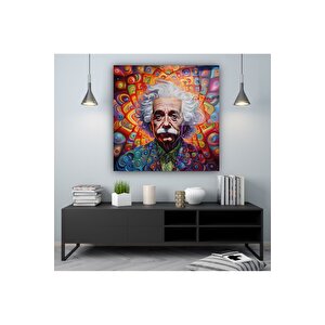 Albert Einstein Cam Tablo | Hediyelik, Dekoratif, Ofis, Mutfak