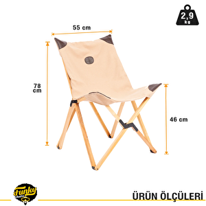 Funky Chairs Butterfly Ahşap Sandalye