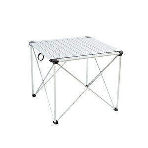 Titanium Katlanabilir Çantalı Alüminyum Kamp Ve Piknik Masası 68*68*57