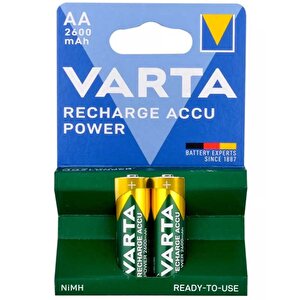1.2 Volt - 2600 Mah Ni-mh R2u Şarjli 2li̇ Aa Kalem Pi̇l