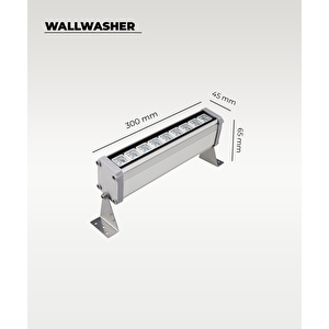 9w Led Wallwasher - Duvar Aydınlatma 3200k Sarı Işık