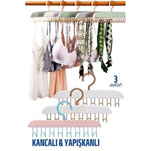 Transformacion 3 Lü Sütyen Askısı Dolap İçi Şal Kravat Kemer Çanta Askısı 721120