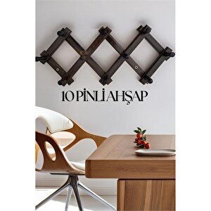 Transformacion 10 Pinli Ahşap Akordiyon Askı Paganelli Design 719402