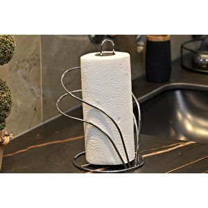 Silver Kuğu Kağıt Rulo Havluluk, Peçetelik Mutfak Banyo Çocuk Yatak Odası Aksesuar - Metal Paslanmaz