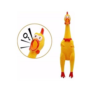 Bağıran Tavuk Anahtarlık Çığlık Atan Horoz Oyuncak Shrilling Chicken (16 Cm)- 1 Adet