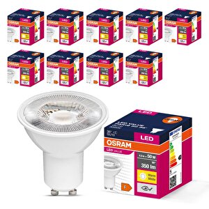 Led Value Par16 4.5w Gu10 3000k Sıcak Beyaz Ampul 10 Adet