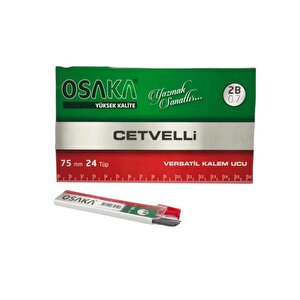 Cetvelli 2b Kalem Ucu 75 Mm 0.7 Mm 24'lü