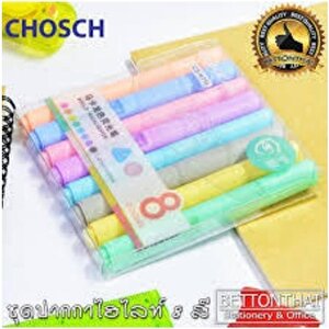 Chosch 8'li Fosforlu Pastel Renkler F.k