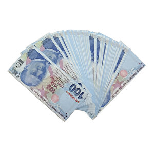 100 Tl 50 Adet Geçersiz Sahte Para Düğün Parası
