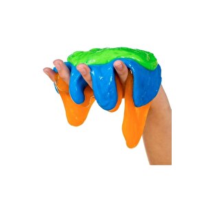 Slime Oyun Jeli Yuvarlak Kutu Yumtoys Polymer Slime Eğitici Oyun- 6 Adet