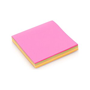 Kare Posit Yapışkanlı Not Kağıdı Pos It (76x76mm)- 5 Renkli
