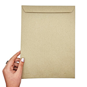 Zarf A4 Boyutunda Kraft Torba Zarf 24x32 Cm - 10 Adet