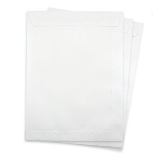 Zarf A4 Boyutunda Beyaz Torba Zarf 24x32 Cm - 50 Adet