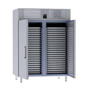 Dik Tip Patiseri Buzdolabı 2 Kapılı 40x60 Tepsi Kapasiteli 1340 Lt