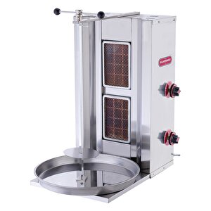 Işıkgaz Silver Endüstriyel Doğalgazlı 2 Radyanlı Döner Ocağı Makinesi