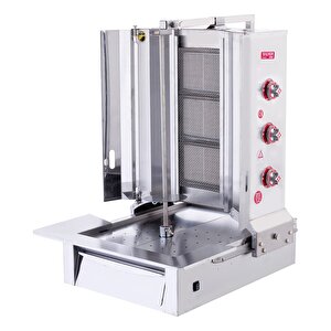 Tüplü 3 Radyanlı Alttan Motorlu Döner Ocağı