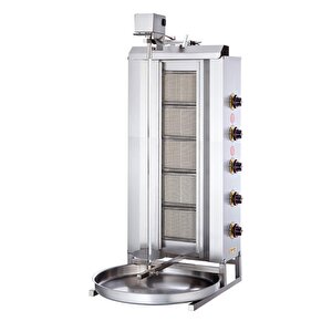 Işıkgaz Silver Doğalgazlı 5 Radyanlı Üstten Motorlu Döner Ocağı