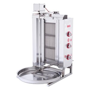 Doğalgazlı 3 Radyanlı Üstten Motorlu Döner Ocağı