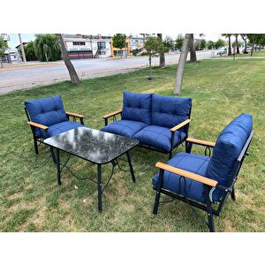 Zi̇gonzi̇ 2+1+1 Balkon Takimi Masa Hedi̇yeli̇