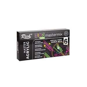 Mastermix Akrilik Boya Neon Renkler 6x60cc