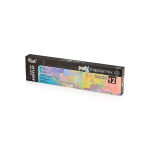 Akrilik Boya Mastermıx Pastel Renkler 12 Li S