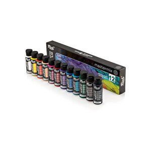 Mastermix 12x60cc Akrilik Boya Canlı Renkler Set /
