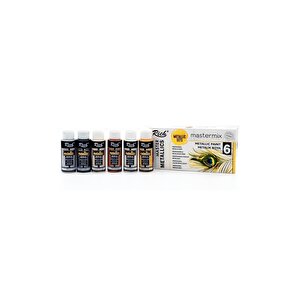 Mastermix Akrilik Boya 60 Cc 6 Lı Metalik Renkler
