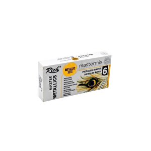 Mastermix Akrilik Boya 60 Cc 6 Lı Metalik Renkler