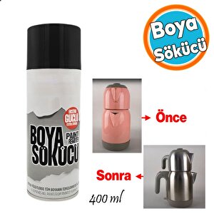 Güçlü Boya Cila Sökücü Temizleyici Kaldırıcı Sprey 400 Ml Tahta Metal Cam Seramik Beton Yüzey