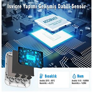 Thermopro Tp359 Akıllı İç Mekan  Isı Ve Nem Ölçer Termometre