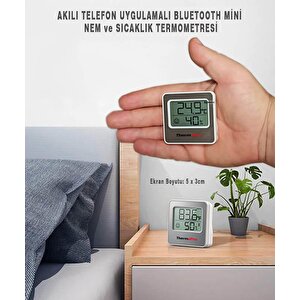 Thermopro Tp357 Akıllı İç Mekan Sıcaklık Ve Nem Ölçer Termometre