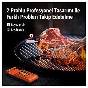 Thermopro Tp962 Bluetooth, Digital,çift Problu Profesyonel Et Termometresi