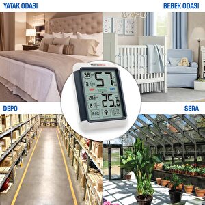 Thermopro Tp55 Termometre İç Mekan Dijital Isı Ve Nem Ölçer - 2 Adet