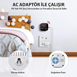 Thermopro Tp90 Uzaktan Kontrollü, Alexa Uyumlu,wifi Isı Nem Ölçer
