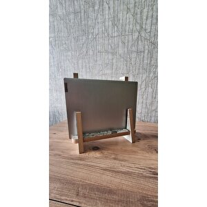 Ahşap Laptop Yükseltici Laptop Standı Tüm Modellerle Uyumlu Taşınabilir Notebook Standı Mdf