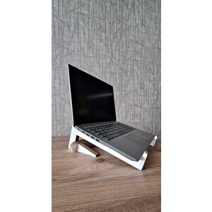 Ahşap Laptop Yükseltici Laptop Standı Tüm Modellerle Uyumlu Taşınabilir Notebook Standı Mdf