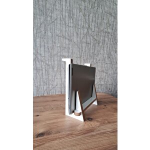 Ahşap Laptop Yükseltici Laptop Standı Tüm Modellerle Uyumlu Taşınabilir Notebook Standı Mdf