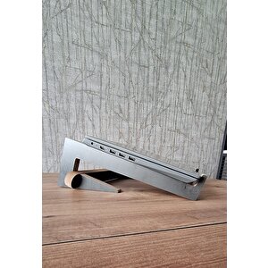Ahşap Laptop Yükseltici Laptop Standı Tüm Modellerle Uyumlu Taşınabilir Notebook Standı Mdf