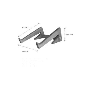 Ahşap Laptop Yükseltici Laptop Standı Tüm Modellerle Uyumlu Taşınabilir Notebook Standı Mdf