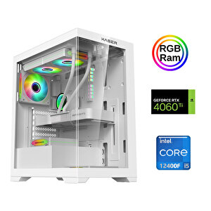 Xsr901 I5 12400f 16gb Ram 512gb M.2 Nvme Ssd 8gb Rtx4060ti 27"curved 180hz Sıvı Soğutma Oyun Bilgisayarı
